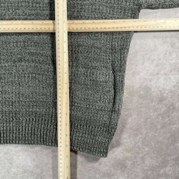 Vintage David Taylor Grey Acrylic Cozy And Baggy Knit Sweater - Picture 5 of 6